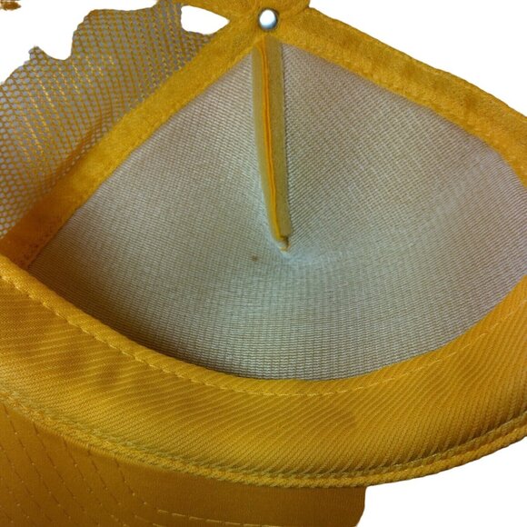 Lions Club International Elkins West Virginia Cap Hat Gold Mesh Trucker Cobra - Picture 11 of 14